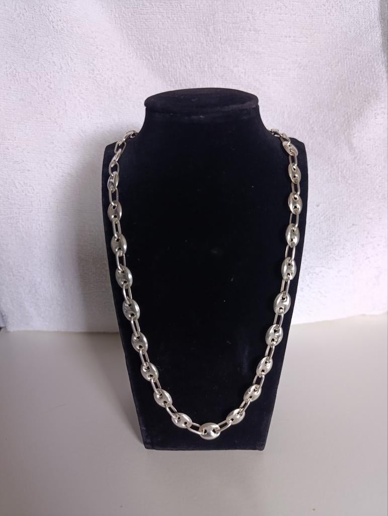Zilver ketting met koffieboon 925, Ophalen of Verzenden