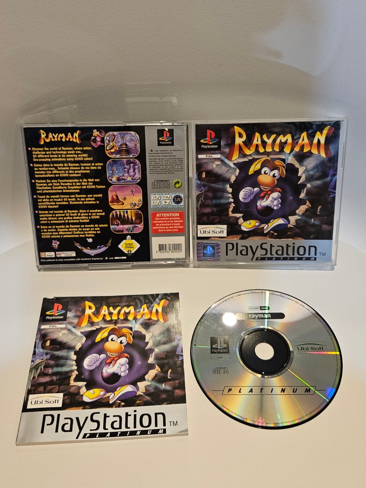 Rayman PS1, Avontuur en Actie, 1 speler, Ophalen of Verzenden, Zo goed als nieuw