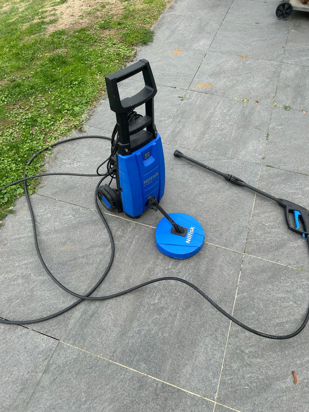 Nilfisk C 120.6 hogedrukreiniger met terrasreiniger, Ophalen of Verzenden, Gebruikt, Elektrisch, Met autostop en -start