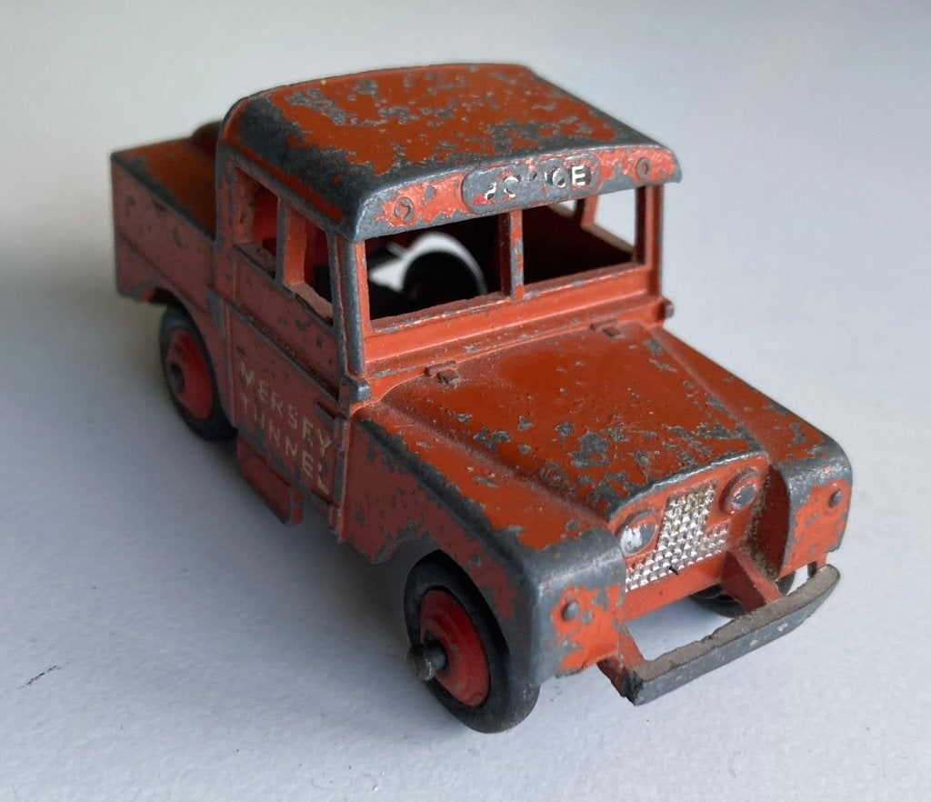 Vintage Dinky Toys Mersey Tunnel Politie Land Rover, Verzenden, Gebruikt, Auto, Dinky Toys