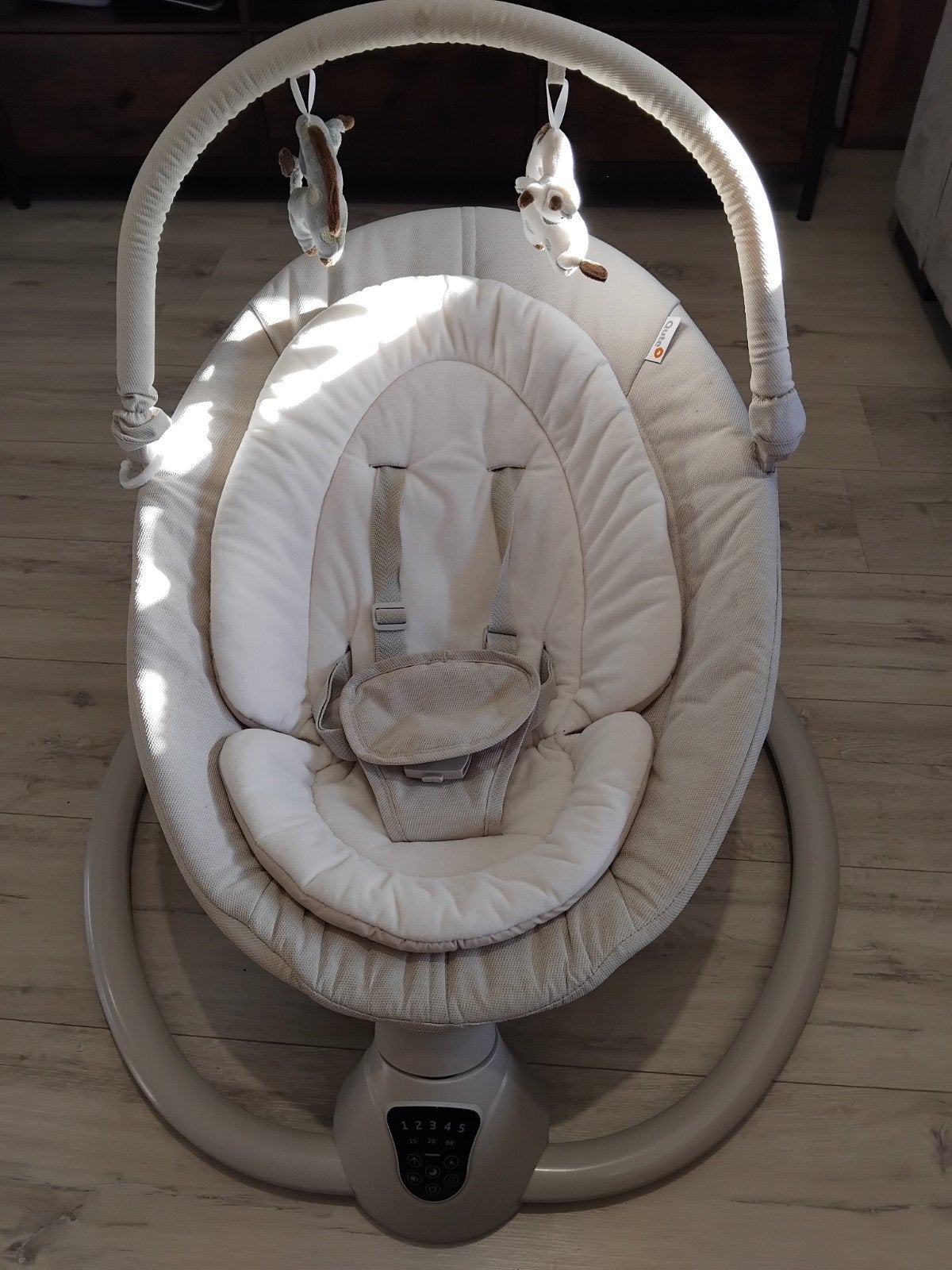 Baby schommelstoel, badzitje en speelkleed, Ophalen