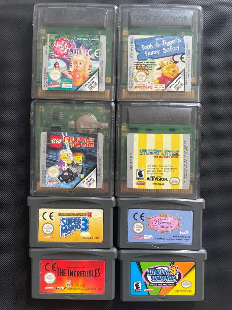 Oude Game Boy en Game Boy Advance spellen - werkend, Gebruikt, Overige genres, 1 speler, Ophalen of Verzenden