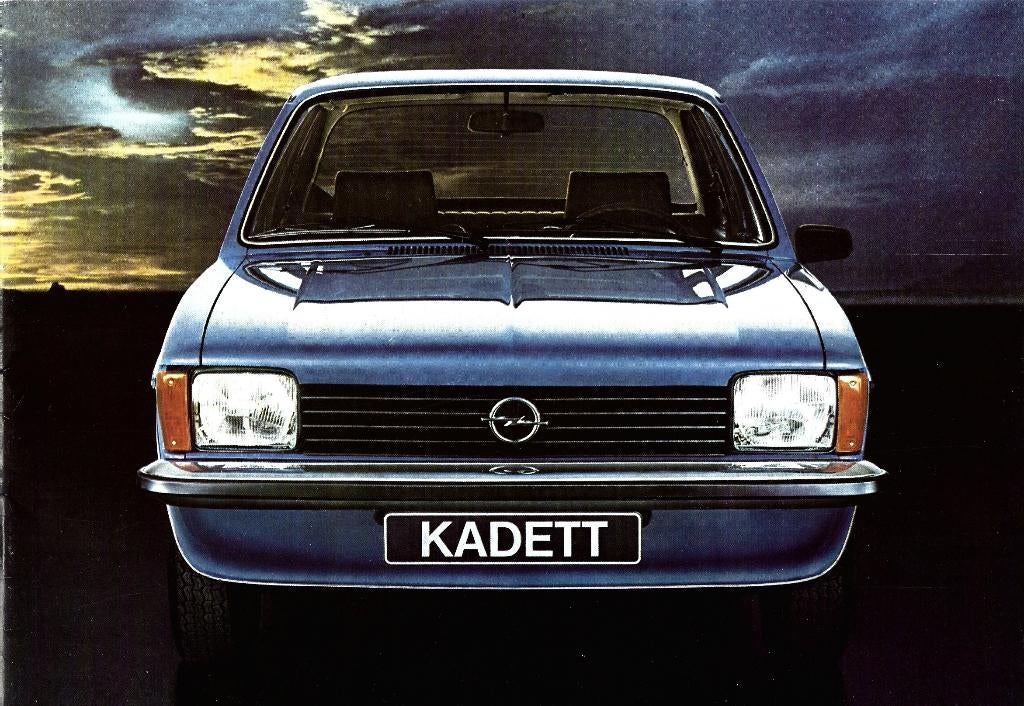 Folder Opel Kadett 1978, Ophalen of Verzenden, Gelezen, Opel