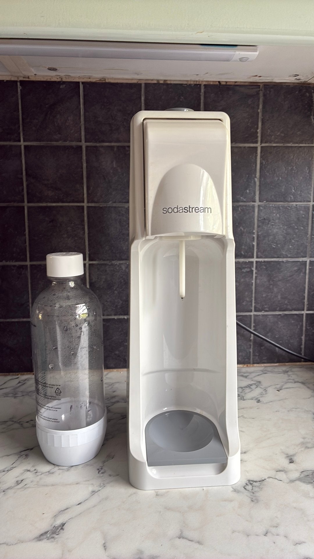 Sodastream. Met fles, Ophalen, Gebruikt