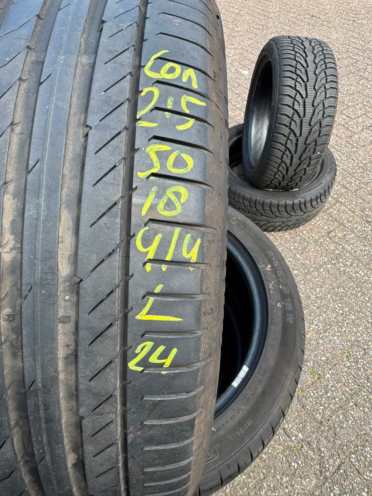 Continental Demo Banden(7/8mmDot2024)215/50/18✅, Ophalen, 18 inch, 215 mm, Nieuw