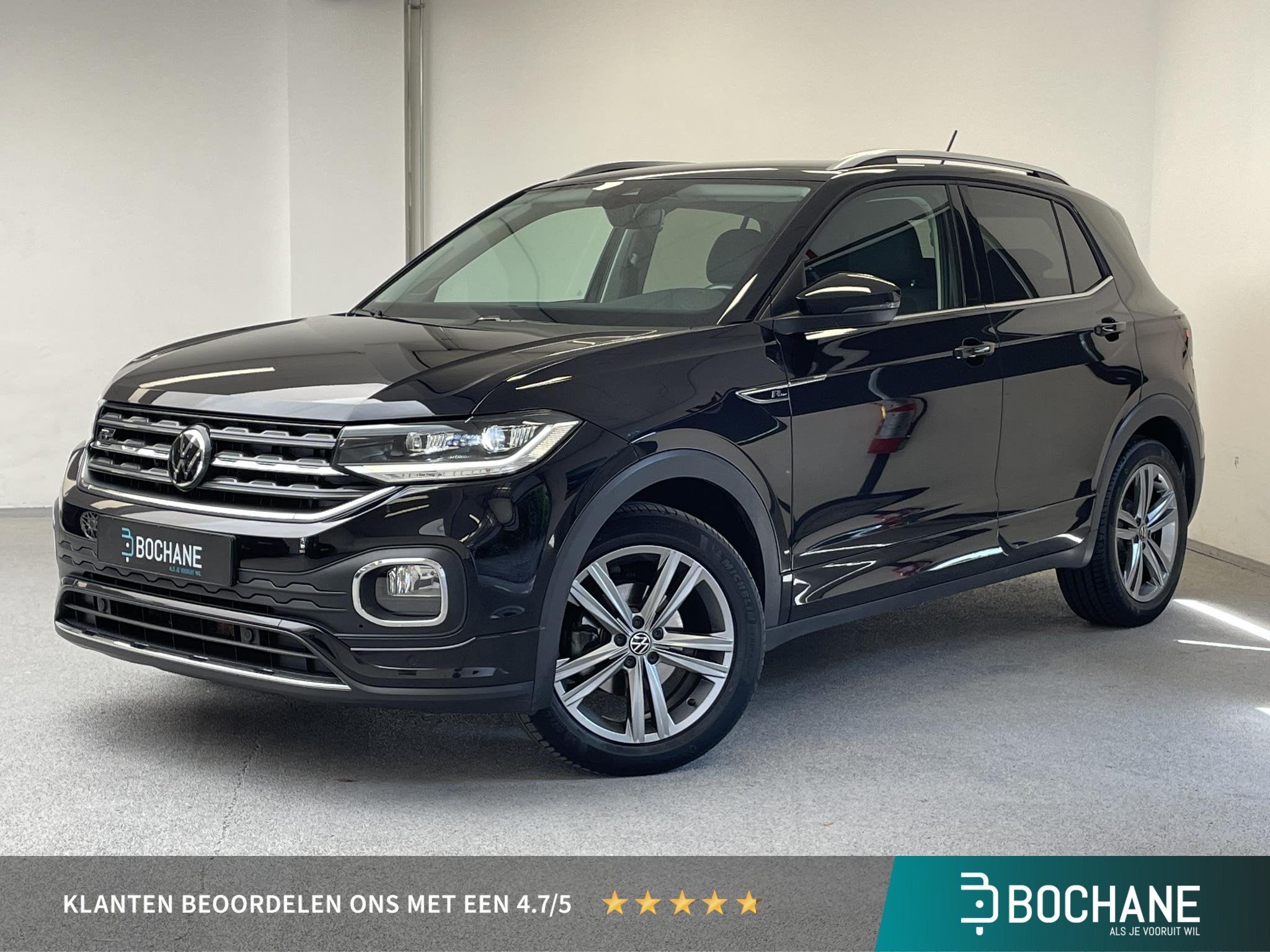 Volkswagen T-Cross 1.0 TSI Style Business R-Line | TREKHAAK, Auto's, Gebruikt, Euro 6, Automatische klimaatregeling, 116 pk