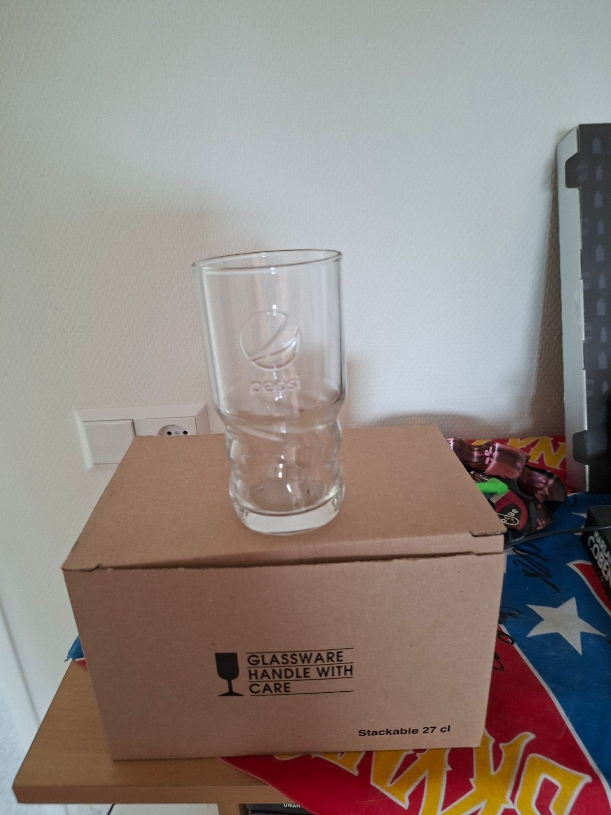 12 pepsi glazen 2 doosjes nieuw, Verzamelen, Ophalen of Verzenden, Nieuw, Frisdrankglas