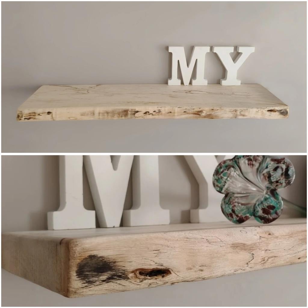 Massief houten wandplank zwevend schap 67,5cm #196B, Houtatelier M.Y., Info@myhoutatelier.nl, Nieuw, Ophalen of Verzenden