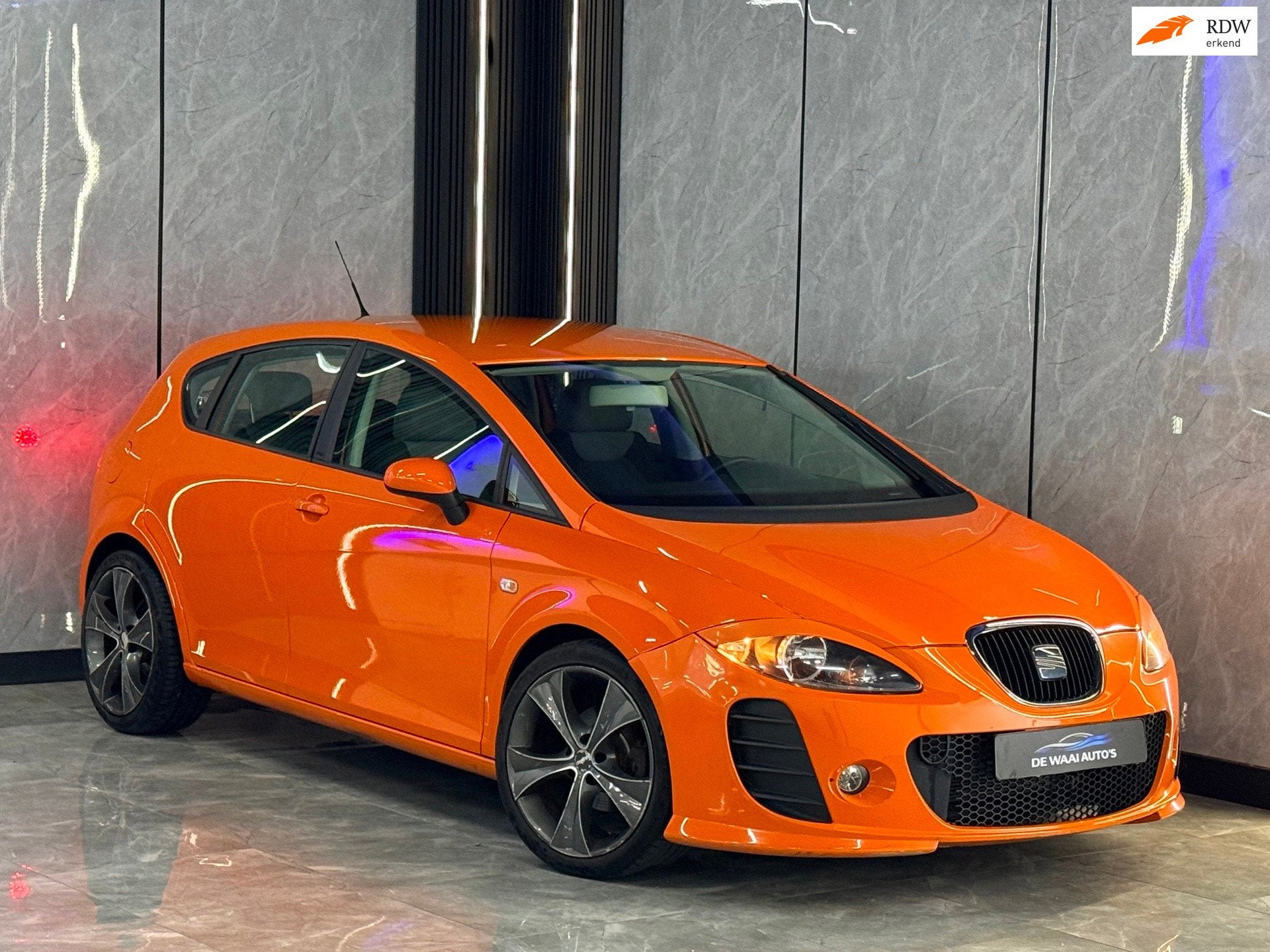 Seat Leon 1.4 |Cupra Pakket|Navi|Airco|Oranje|Velgen|Boekjes, Auto's, Seat, 86 pk, Gebruikt, Leon, 620 kg