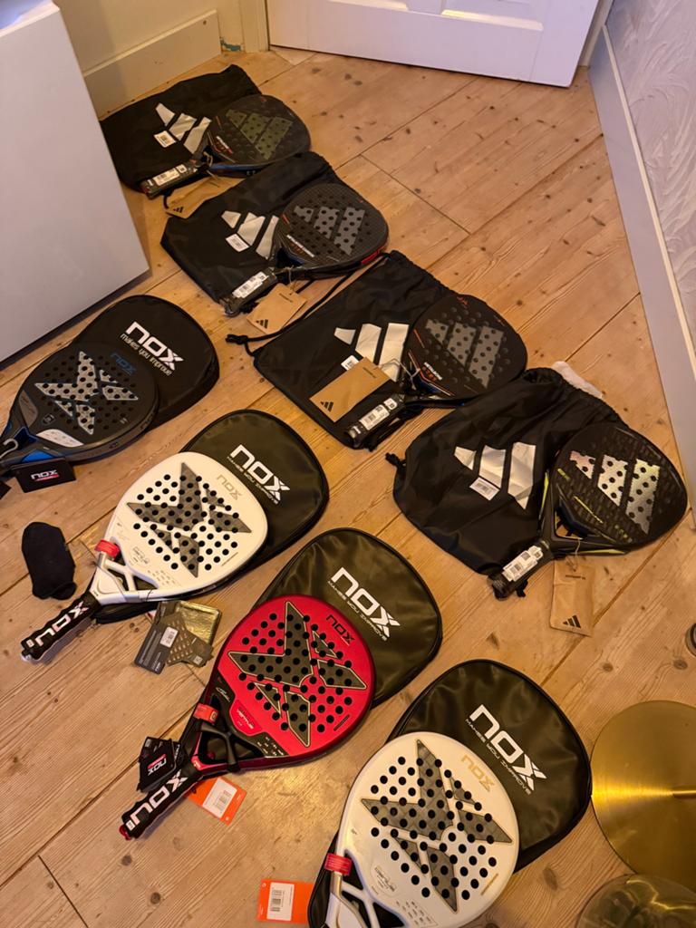 Nieuwste Adidas / NOX rackets tekoop., Sport en Fitness, Padel, Ophalen, Nieuw, Padelracket