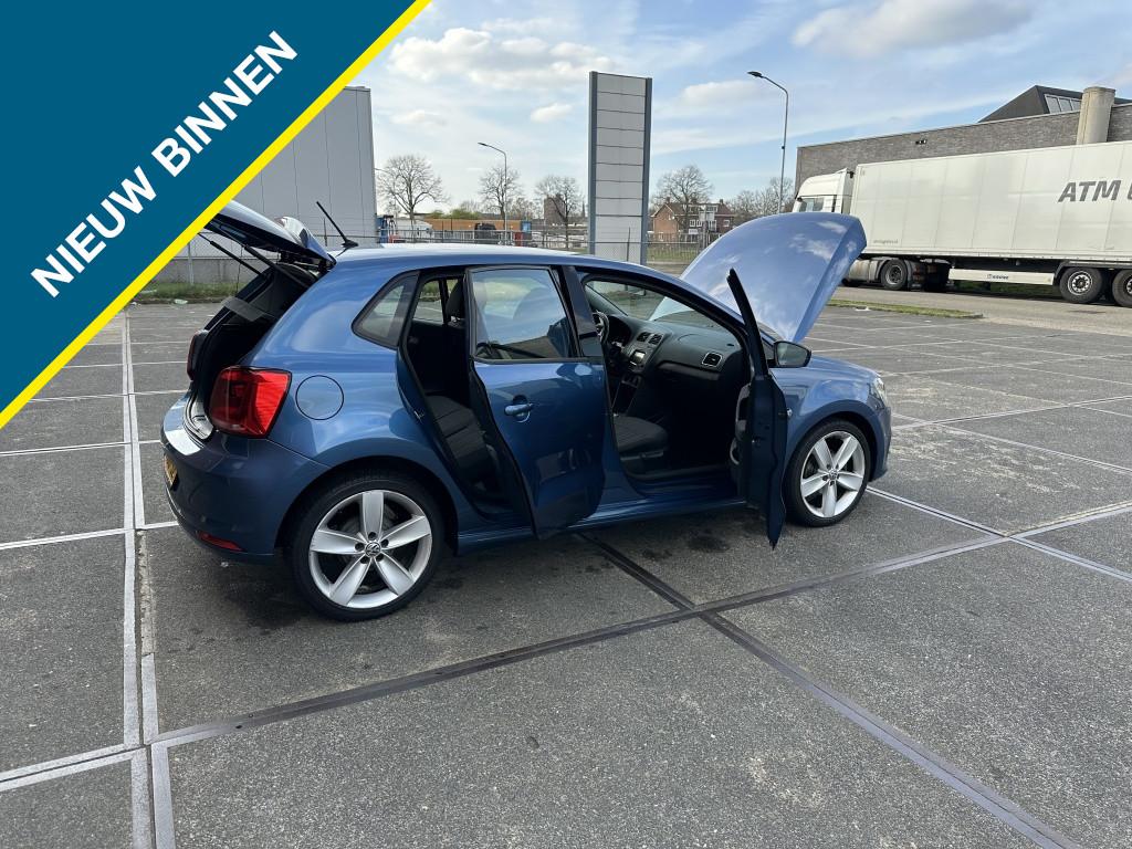 Volkswagen Polo 1.0 Comfortline (bj 2016), Euro 6, Start-stop-systeem, Blauw, Bedrijf