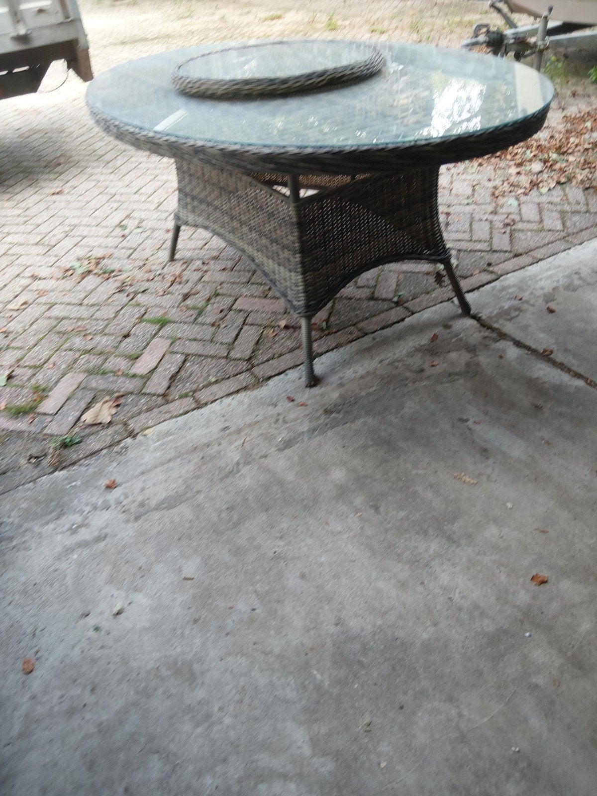 tuintafel, Ophalen