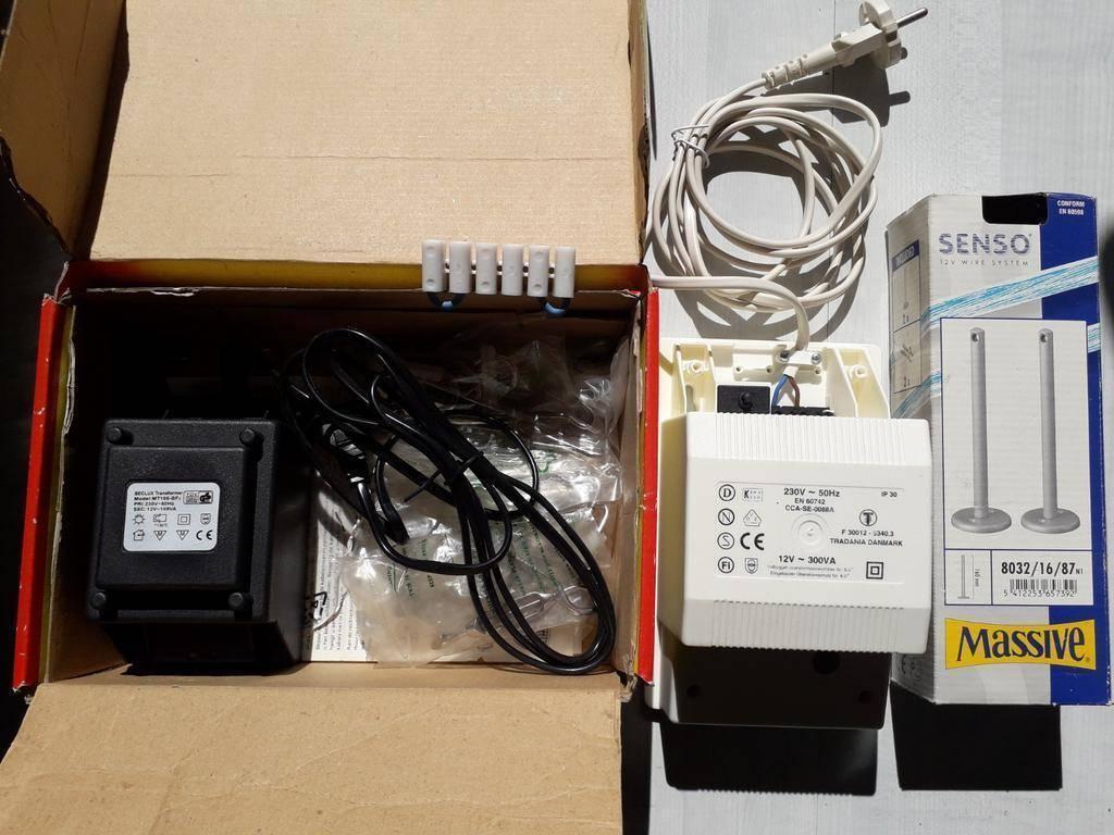 Stroomtransformators (2x) plus Massive Senso, Elro Wire Set, Overige materialen, Ophalen of Verzenden, Zo goed als nieuw, Led