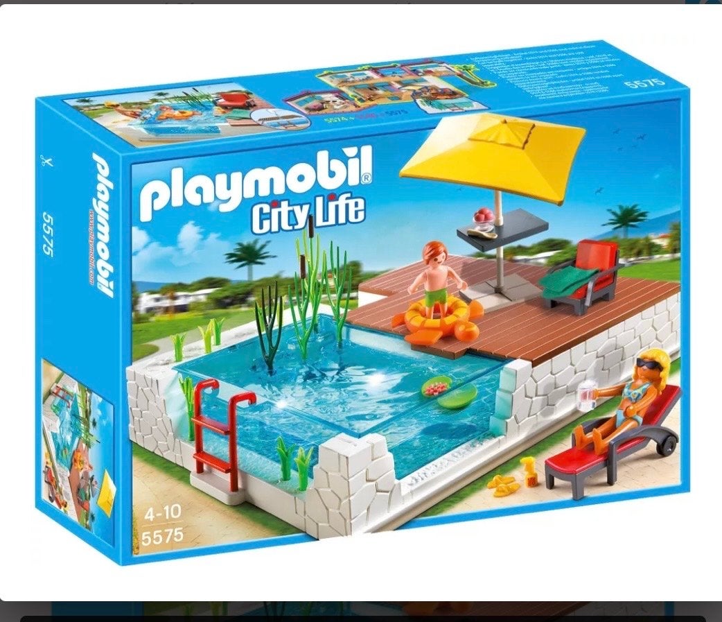 Playmobil City Life Zwembad (5575) - Nieuw in doos, Complete set, Overige typen, Nieuw, Ophalen of Verzenden