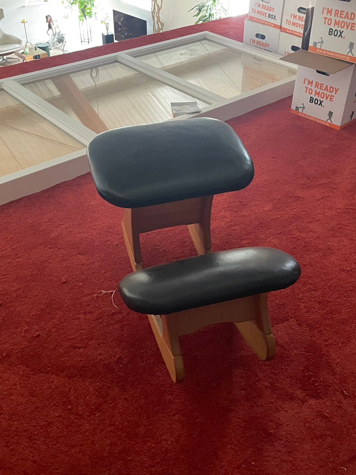 Stokke ergonomische bureaustoel, Ophalen, Gebruikt, Zwart, Bureaustoel