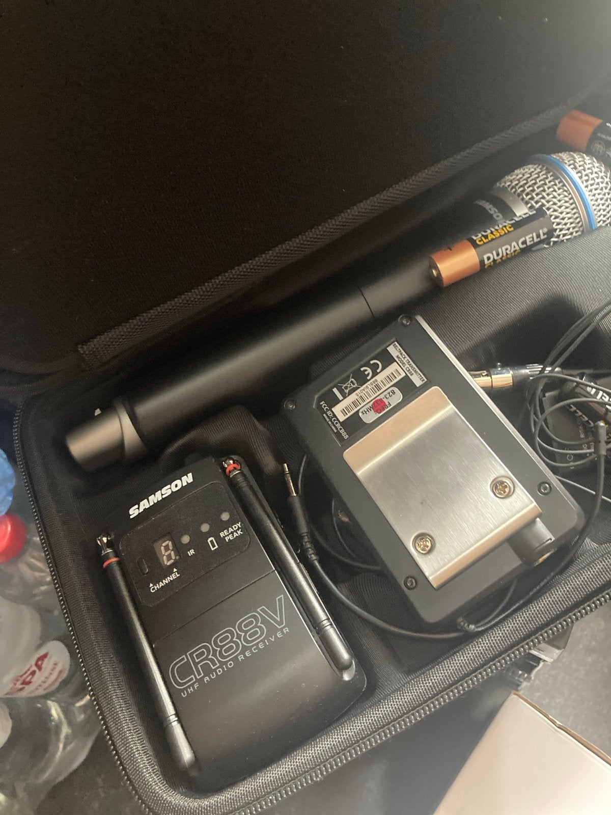 Samson CR88V Draadloze Microfoon Set met Ontvanger, Muziek en Instrumenten, Microfoons, Ophalen of Verzenden, Zo goed als nieuw