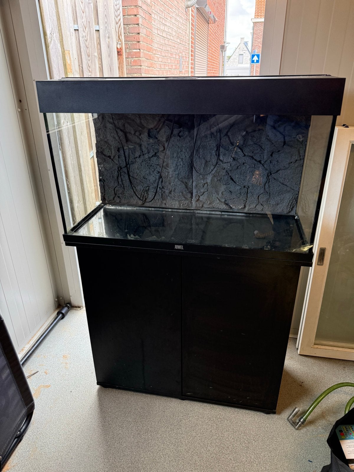 125 liter Aquarium met kast, Ophalen, Gebruikt, Leeg aquarium
