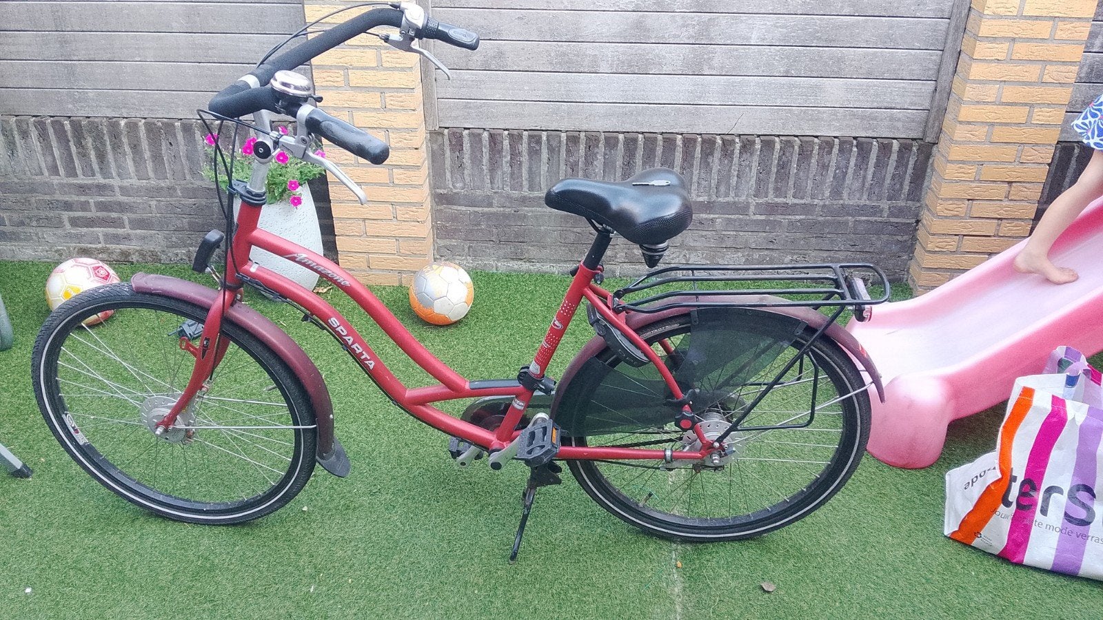 gebruikte moederfiets, Ophalen, Gebruikt, Velgrem, Sparta