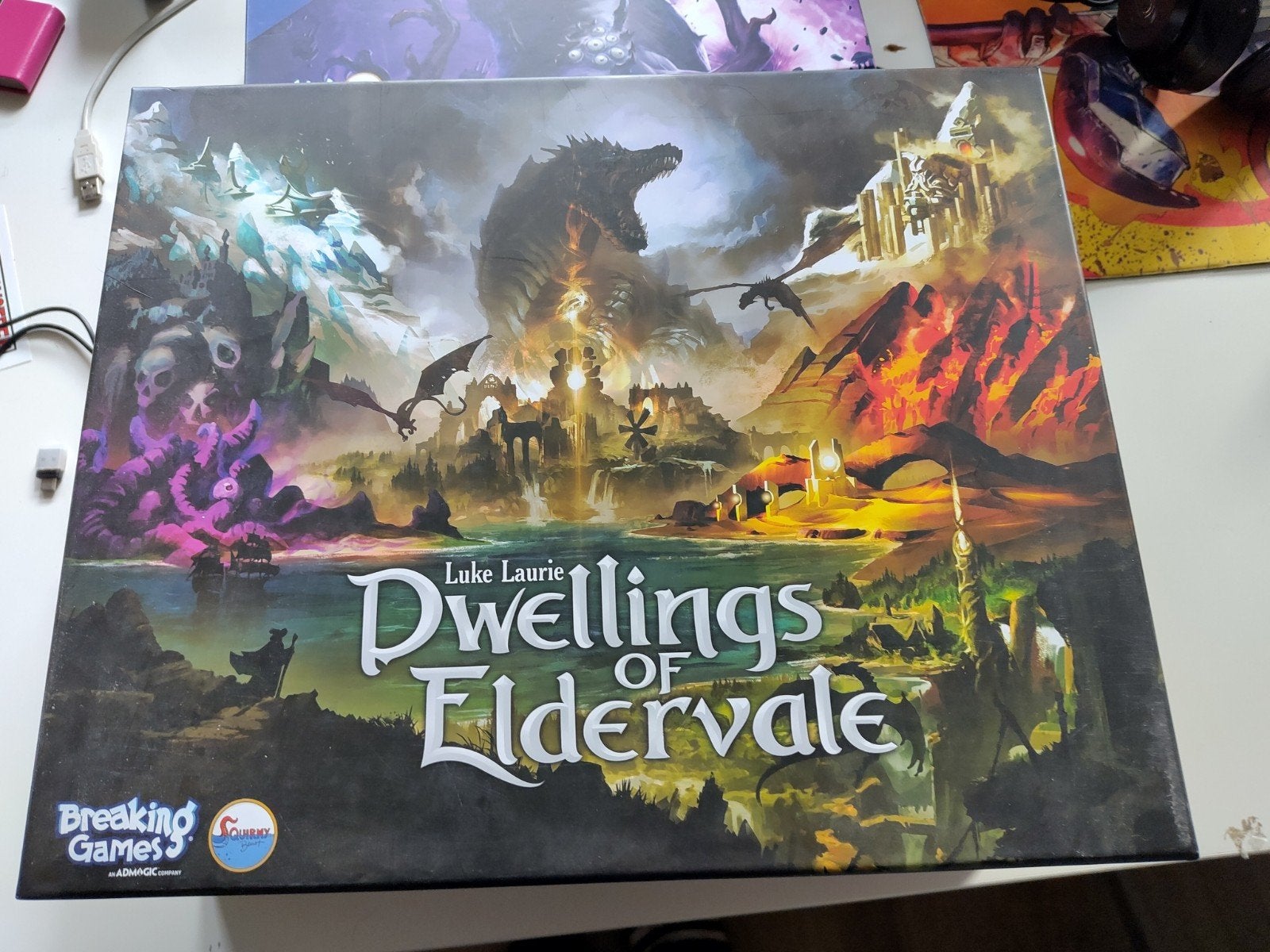 Dwellings of Eldervale Deluxe Edition met extra's, Een of twee spelers, Ophalen of Verzenden, Zo goed als nieuw, Breaking Games