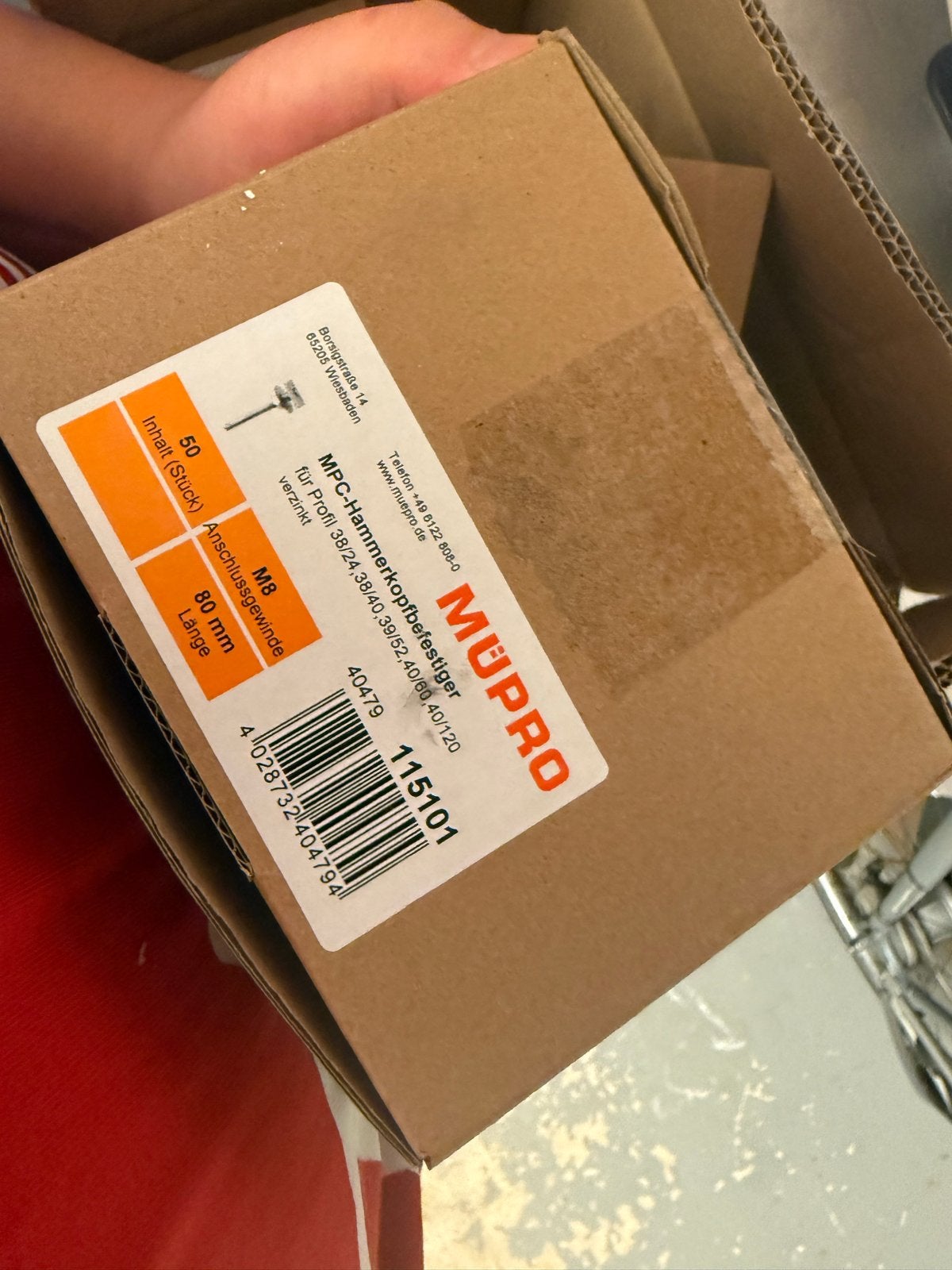 Foto 8 van MÜPRO MPC hamerkopbevestigers - Nieuw in doos (750 stuks)