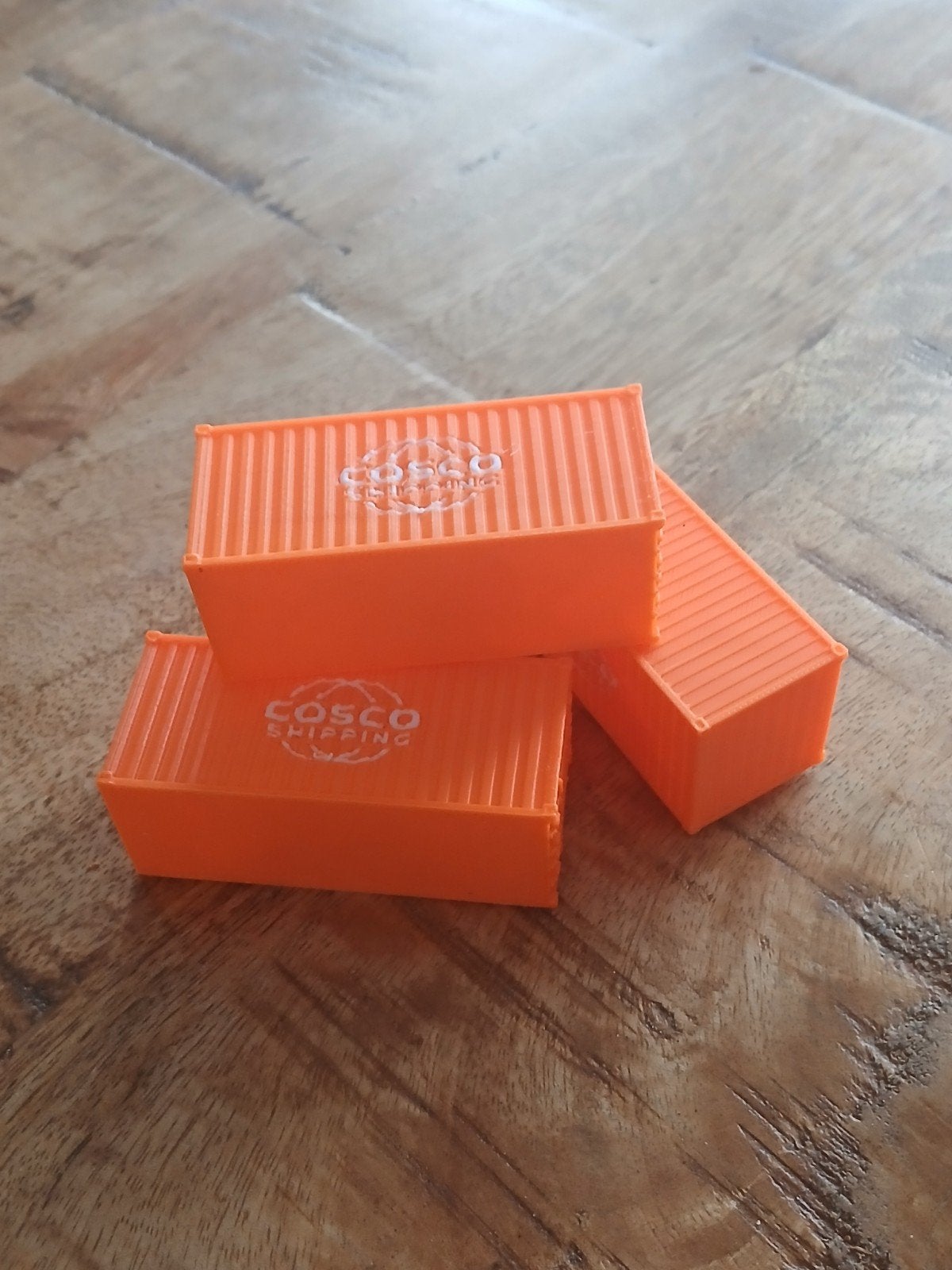 20 ft containers oranje wit  h0, Ophalen of Verzenden, Nieuw, Gelijkstroom of Wisselstroom, Overige merken