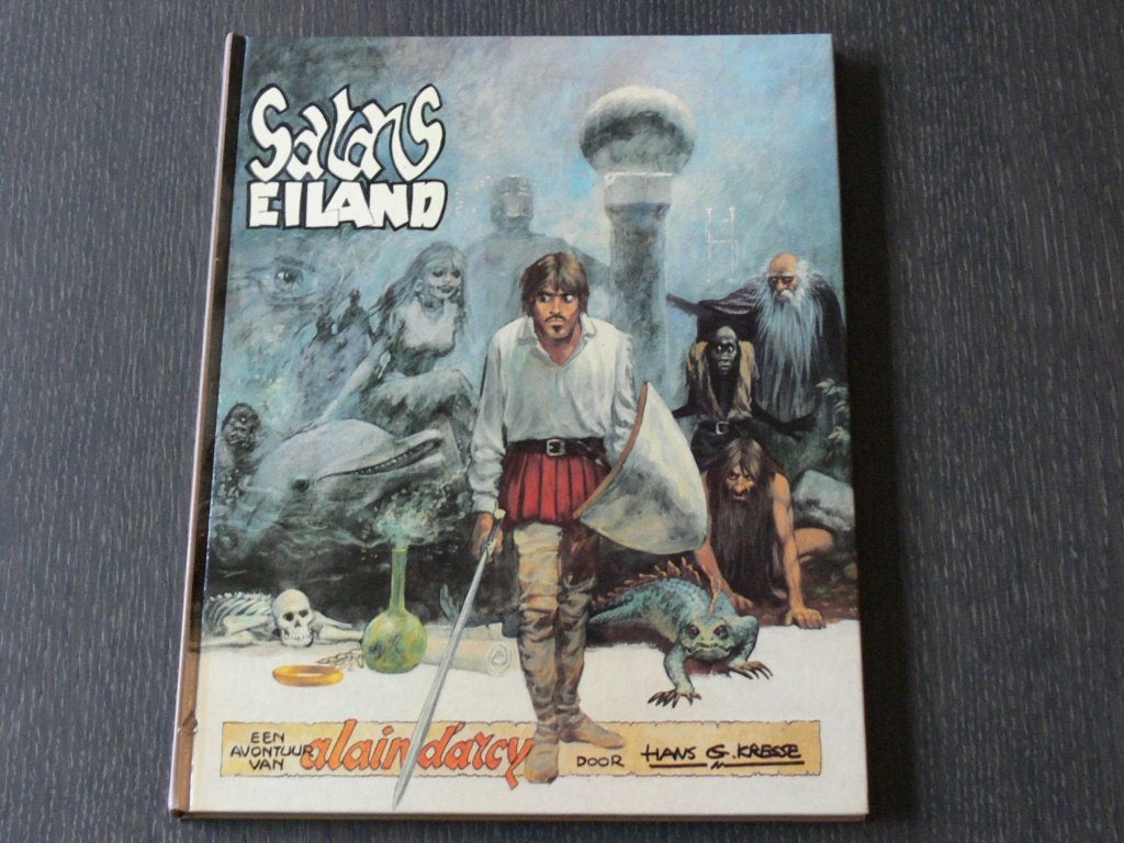 Alain d'Arcy: Satanseiland, Eén stripboek, Verzenden, Zo goed als nieuw