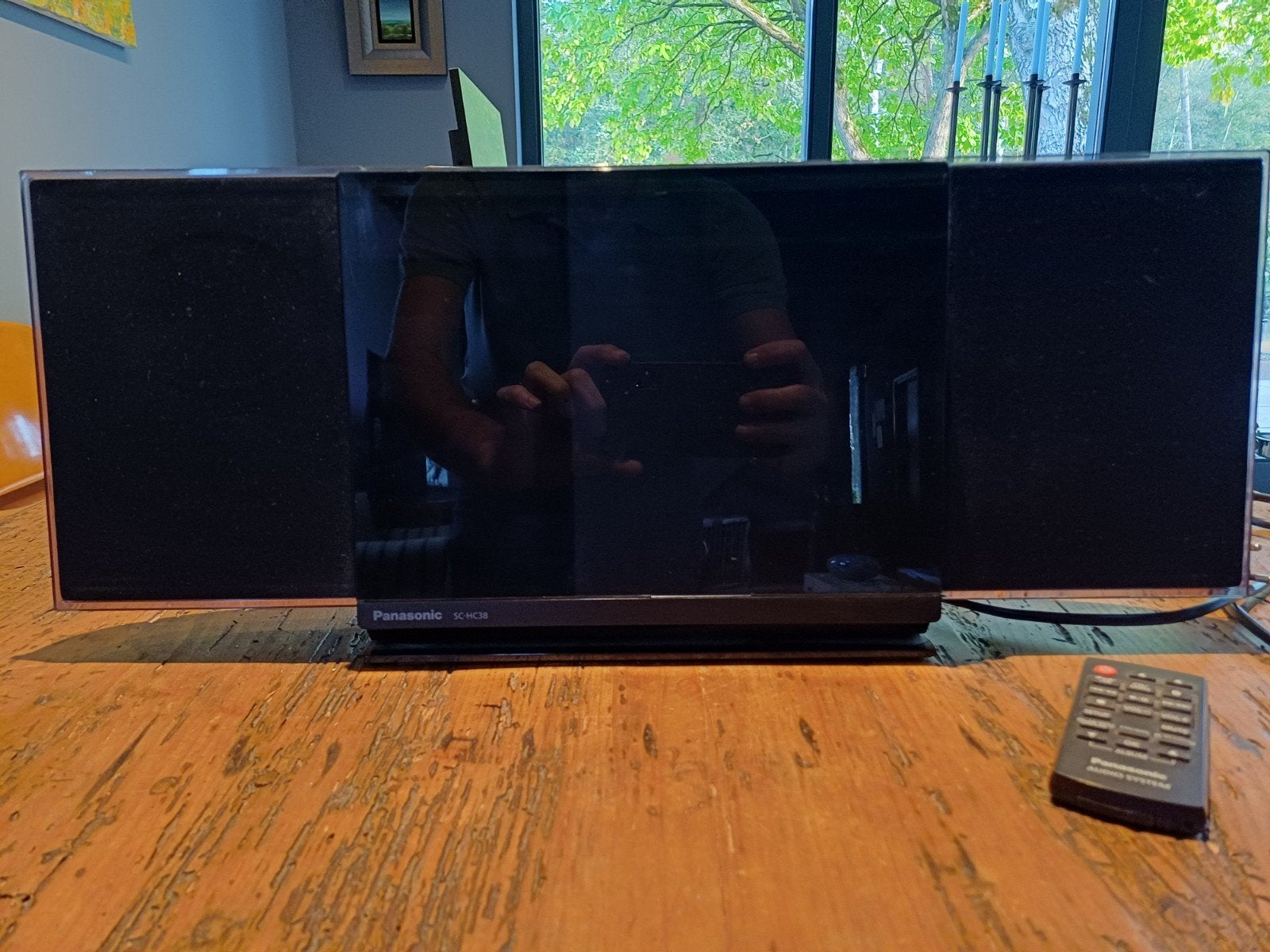 panasonic sc-hc38 radio cd usb i-phone, Ophalen of Verzenden, Zo goed als nieuw