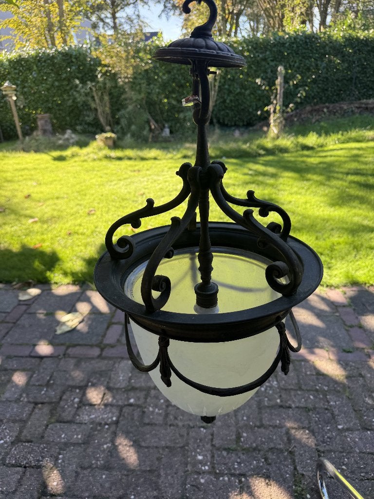 Foto 7 van hal lamp jugenstil / art nouveau (geheel origineel)