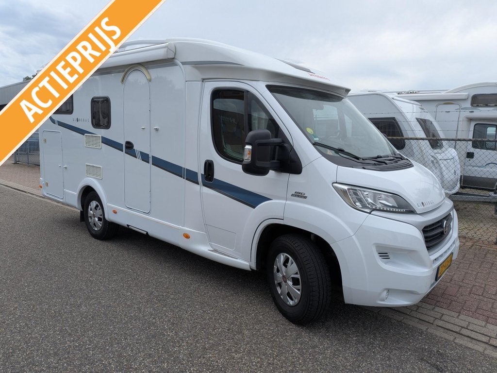 Dethleffs Globebus/ Fiat 2.3Jtd 150pk Last-minute korting!, Caravans en Kamperen, Campers, Fiat, 6 tot 7 meter, Dethleffs, Half-integraal