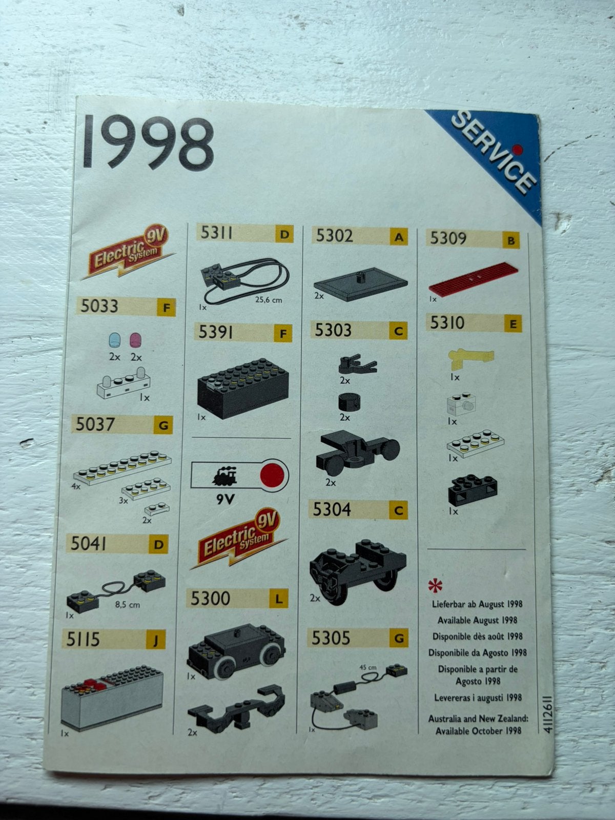 Lego technic brochure 1998, Ophalen of Verzenden, Zo goed als nieuw
