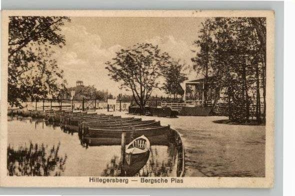 Hillegersberg Bergsche Plas  st 1930 uitg J.G. de Melker, Verzenden, 1920 tot 1940, Gelopen, Zuid-Holland