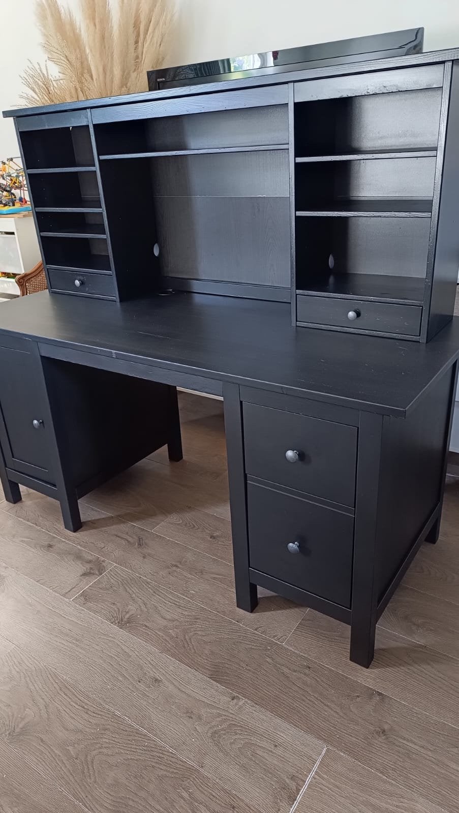 Hemnes bureau met bovenstuk, Huis en Inrichting, Kasten | Secretaires, Ophalen, Gebruikt