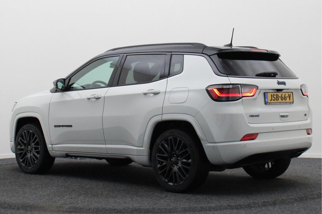 Jeep Compass 4xe 240 Plug-in Hybrid Electric S Leer, Virtual, Auto's, Jeep, Automaat, Zwart, 4 cilinders, Bedrijf