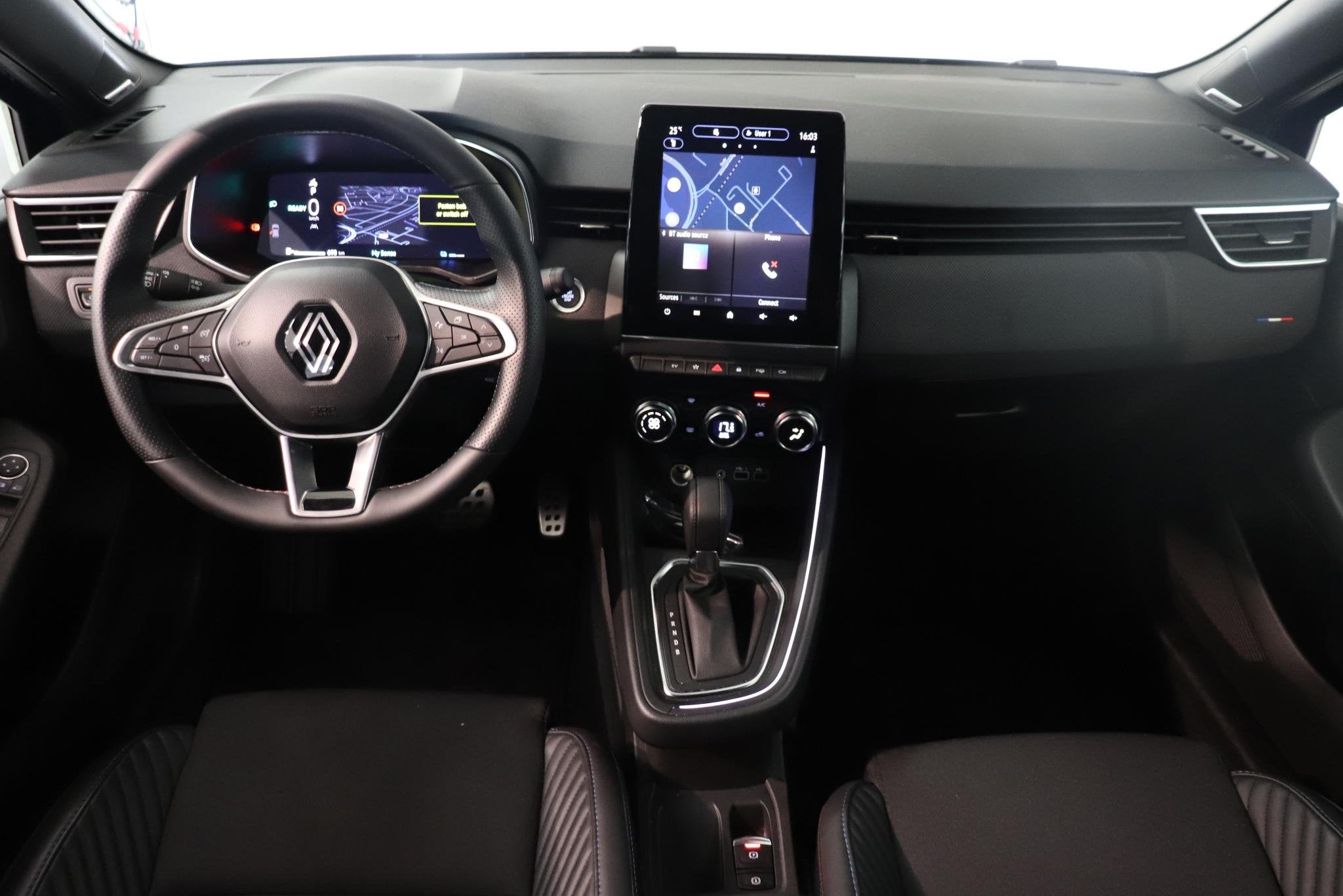 Renault Clio 1.6 E-Tech Full Hybrid 145 esprit Alpine | Came, Gebruikt, Met garantie (alle), Blauw, Leder en Stof