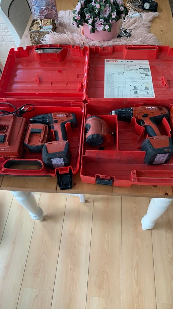 Hilti accu boormachines, Doe-het-zelf en Verbouw, Ophalen, Gebruikt, Boormachine