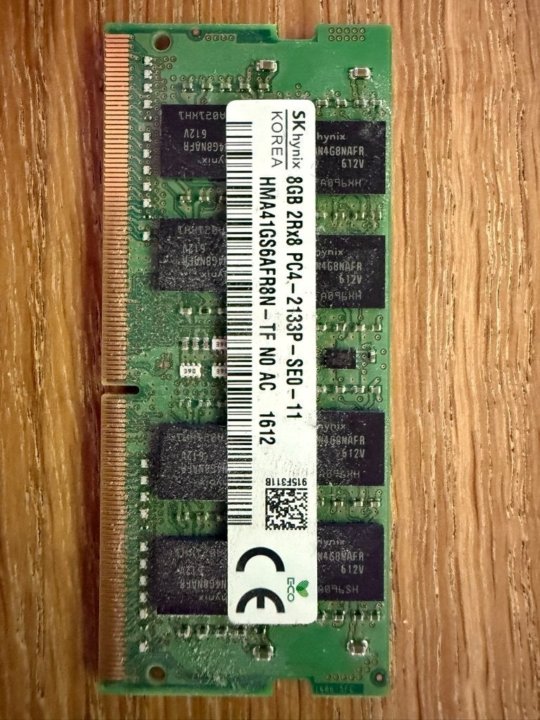 SK Hynix 8GB DDR4 RAM Geheugen (PC4-2133P), Gebruikt, DDR4, 8 GB, Ophalen of Verzenden