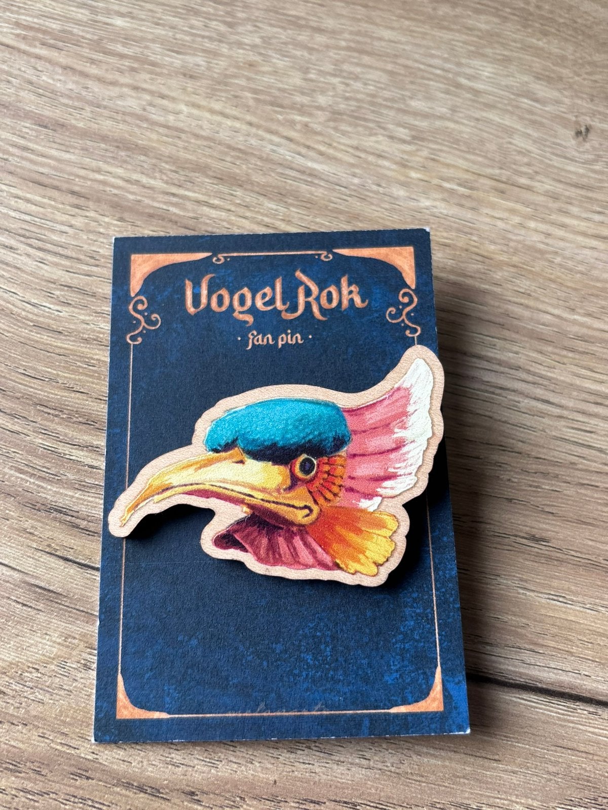 Vogel rok pin, Ophalen, Zo goed als nieuw, Button of Speldje