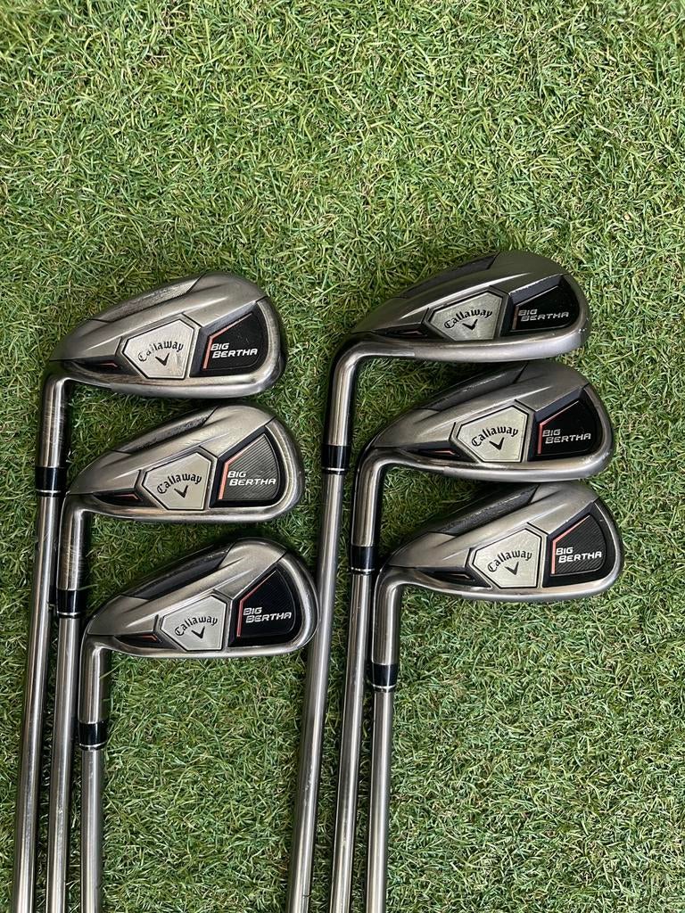 Callaway Big Bertha ijzerset 6 t/m 9, pw, sw (linkshandig), Set, Gebruikt, -, Ophalen of Verzenden