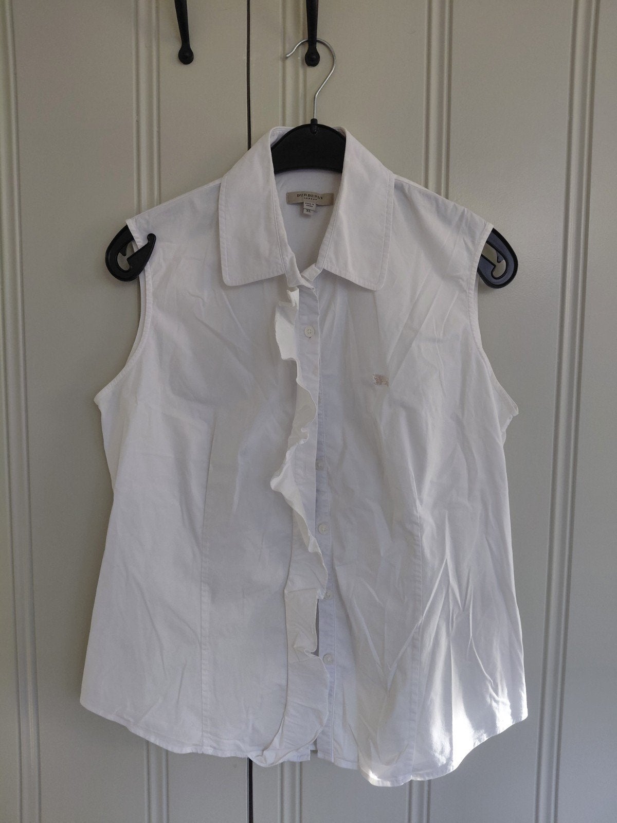 BURBERRY witte blouse 40/42, Kleding | Dames, Blouses en Tunieken, Wit, Maat 42/44 (L), Ophalen of Verzenden, Zo goed als nieuw