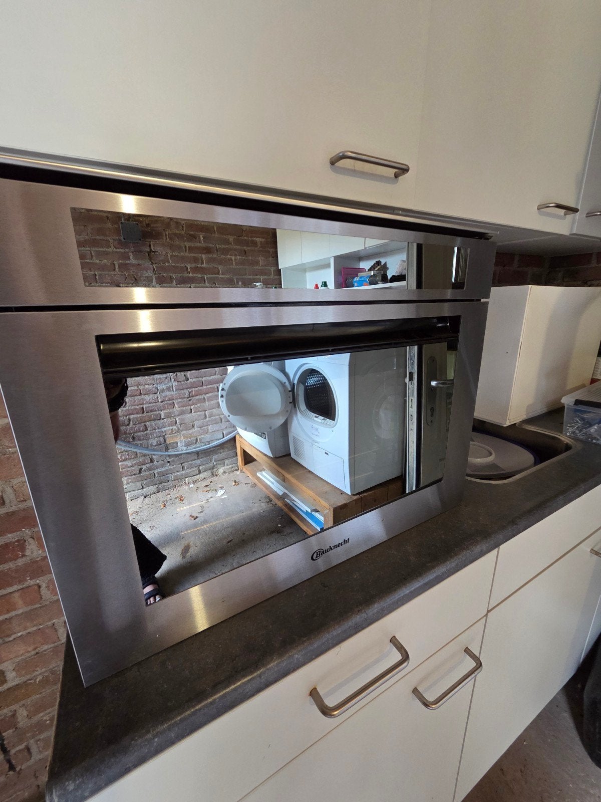 Bauknecht Stoomoven met Heteluchtfunctie - Inbouw, 45 tot 50 cm, Bauknecht, Gebruikt, Hete lucht
