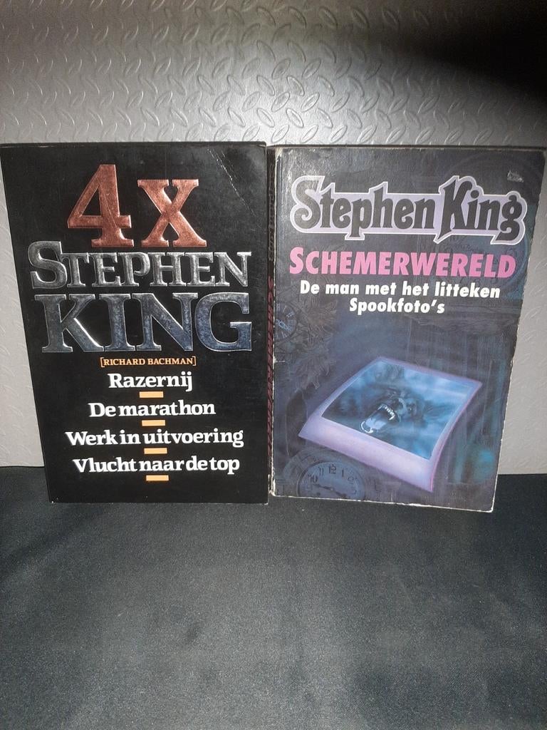 Stephen King Boeken: 4x Stephen King & Schemerwereld, Ophalen of Verzenden, Gelezen, Stephen King, Nederland