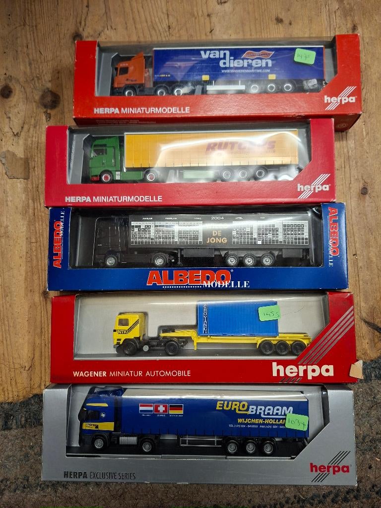 Herpa/AMW meerdere modellen, Ophalen of Verzenden, Zo goed als nieuw, Bus of Vrachtwagen, Herpa