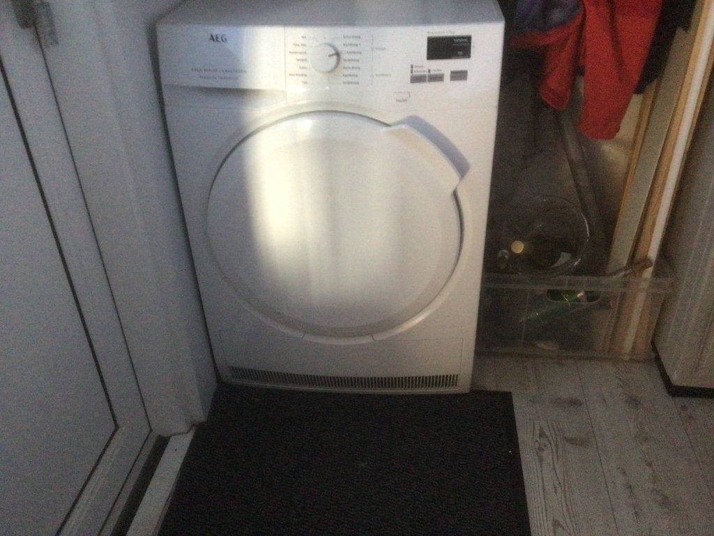 Wasdroger AEG, Ophalen, 6 tot 8 kg, Gebruikt, Anti-kreukfase