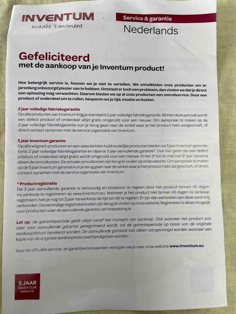 Inventum KP602B Dubbele Kookplaat - Zwart, Ophalen of Verzenden, Zo goed als nieuw