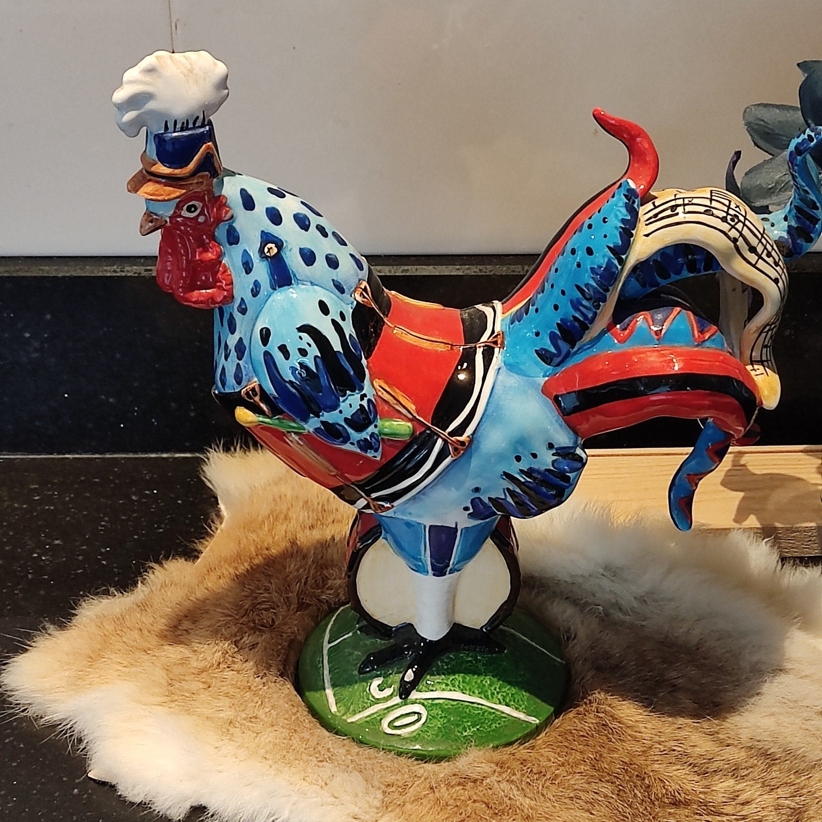 Westland Giftware Sharon Neuhaus Drumsticks Haan Beeldje, Ophalen of Verzenden, Zo goed als nieuw, Beeldje of Figuurtje