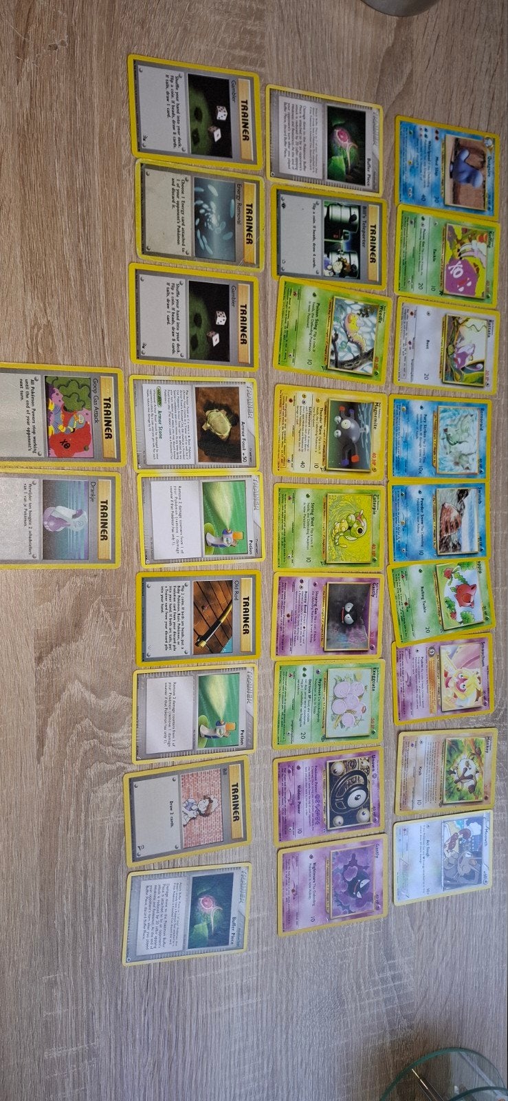oude pokemon kaarten van 1995/2000, Ophalen of Verzenden