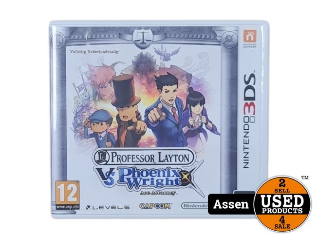 Professor Layton vs Phoenix Wright Ace Attorney 3DS Game, Nintendo, Zo goed als nieuw, Support@nintendo.com, 11-1 Hokotate-cho, Kamitoba, Minami-ku
Kyoto 601-8501
Japan