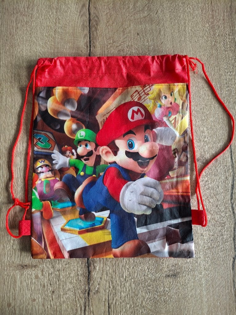 Super Mario rode tas (gymtas, zwemtas), Overige merken, Nieuw, Ophalen of Verzenden, Minder dan 25 cm
