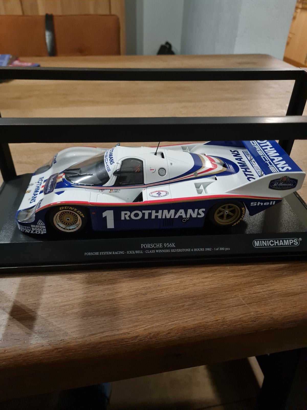 porsche 956k rothmans, Ophalen of Verzenden, Zo goed als nieuw, Auto, MiniChamps