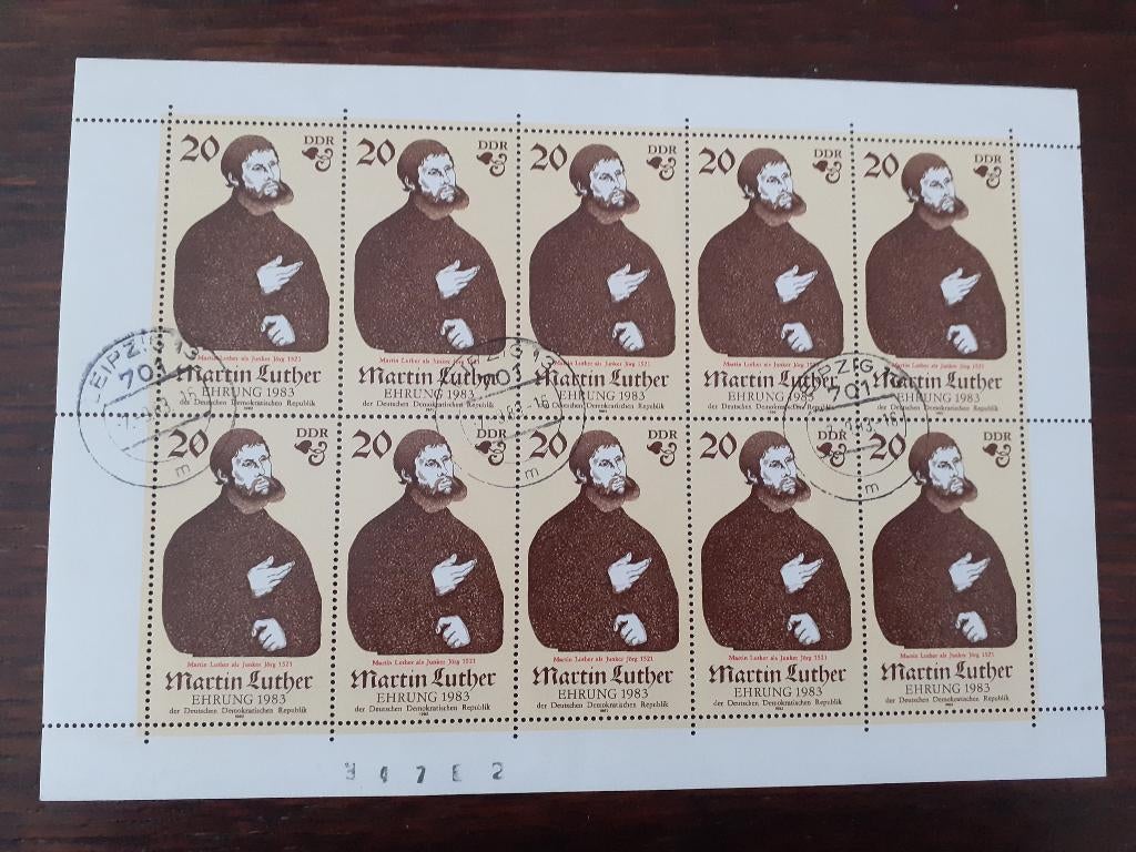 DDR, mi 2755 Kleinbogen, bieden vanaf € 2,00, Verzenden, DDR, Gestempeld
